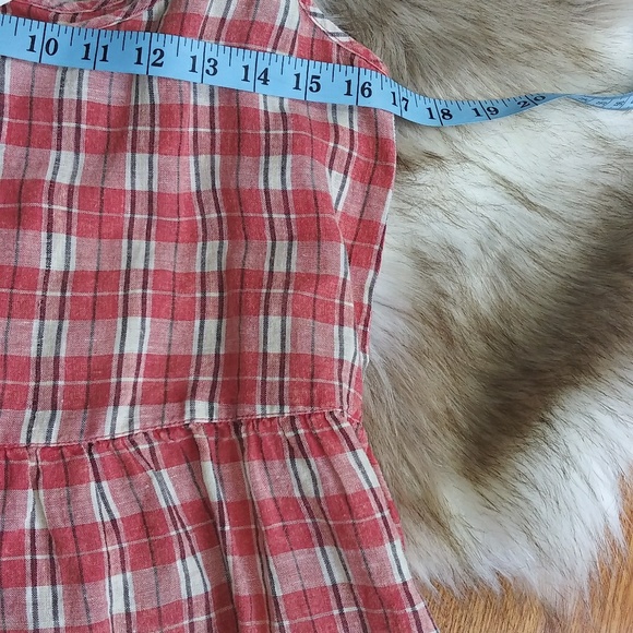 Current/Elliott The Workwear Peplum Linen Tank - Picture 6 of 7